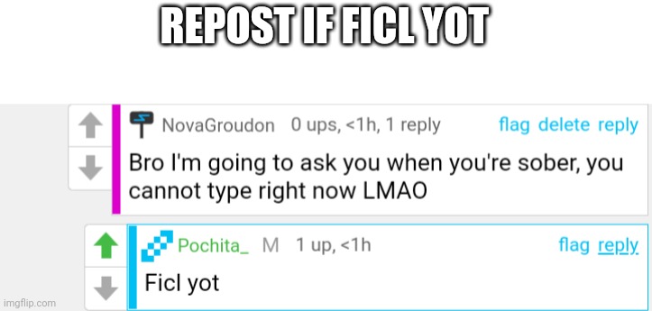 REPOST IF FICL YOT | made w/ Imgflip meme maker