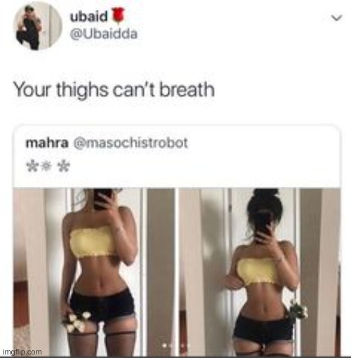 she gon get amputated or sum | made w/ Imgflip meme maker