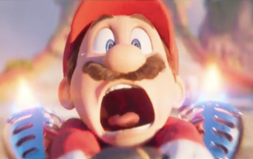High Quality Movie Mario screaming Blank Meme Template