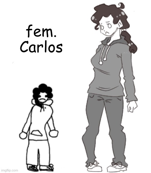 yuh | fem. Carlos | made w/ Imgflip meme maker