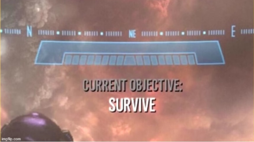 High Quality Survive Blank Meme Template