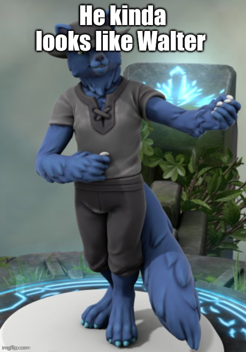 Pump in Hero Forge | He kinda looks like Walter | image tagged in pump in hero forge | made w/ Imgflip meme maker