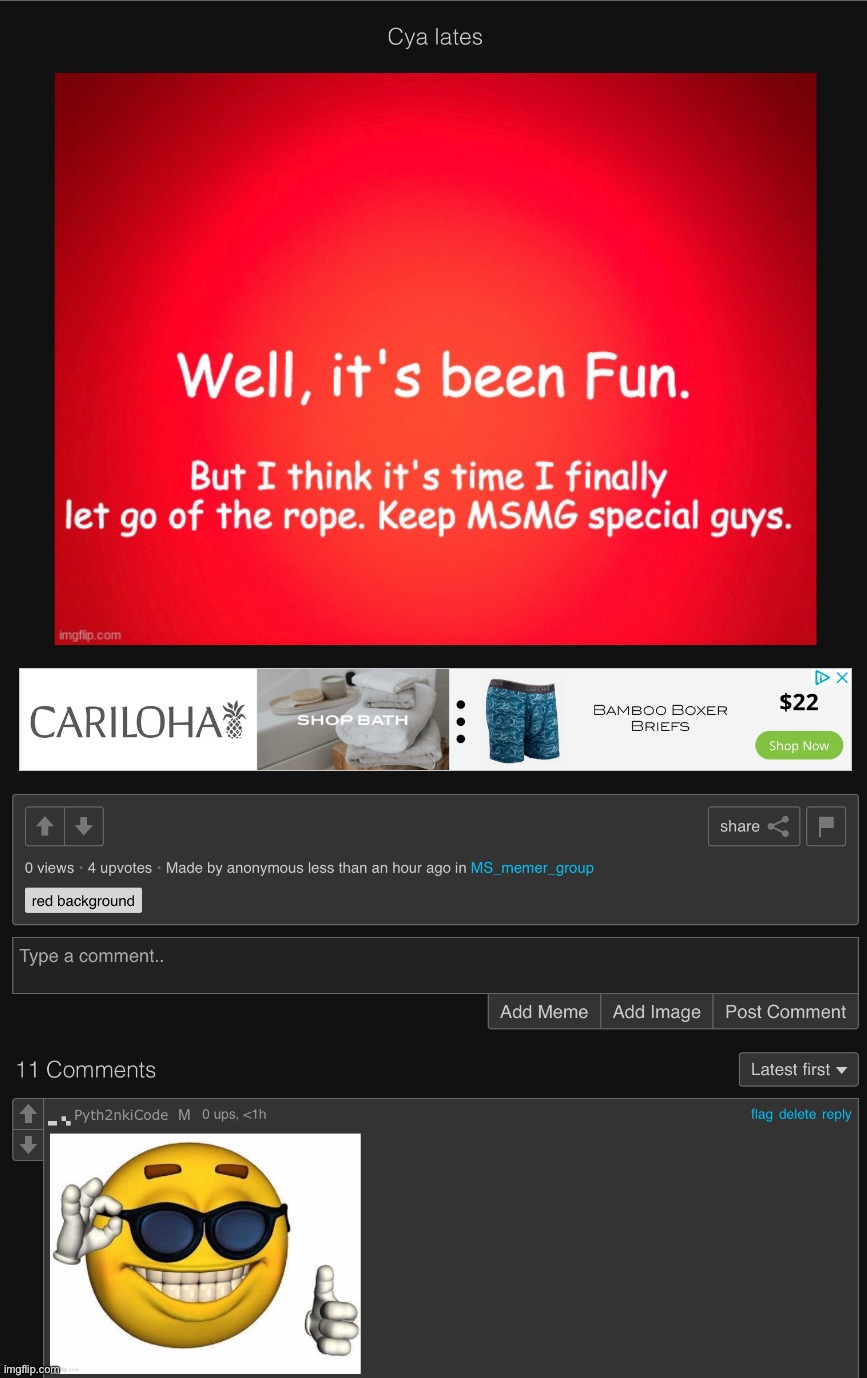 final thumb up for the funny lad | made w/ Imgflip meme maker