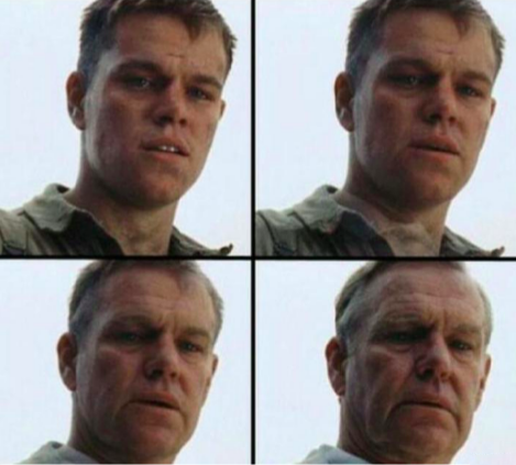 High Quality Damon Ages Blank Meme Template