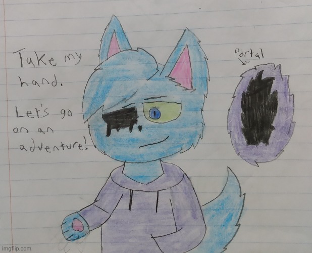 Do you accept? (art by me) | image tagged in furry,fursona,oc,art,drawings | made w/ Imgflip meme maker