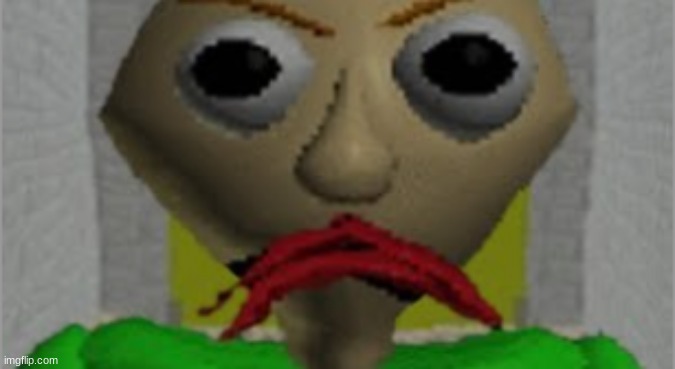 Angry Baldi | image tagged in angry baldi | made w/ Imgflip meme maker