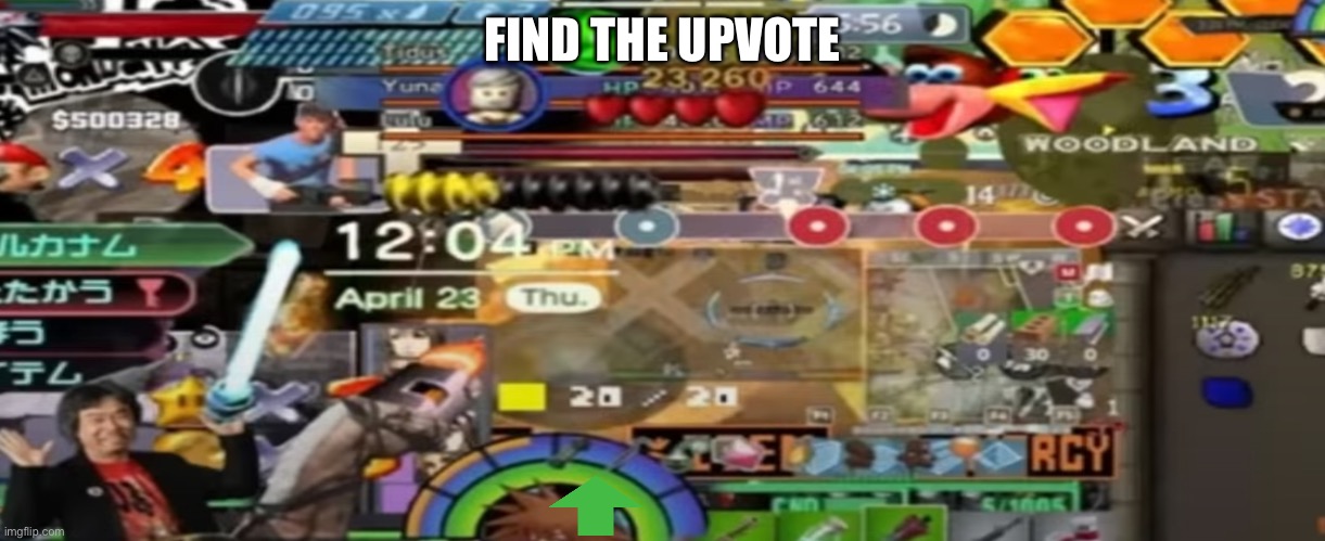 Find the upvote |  FIND THE UPVOTE | image tagged in upvote,search | made w/ Imgflip meme maker