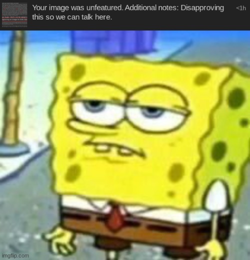 memechat is a thing | image tagged in spongebob bruh | made w/ Imgflip meme maker