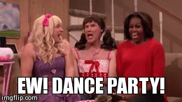 EW! DANCE PARTY! | image tagged in gifs | made w/ Imgflip video-to-gif maker
