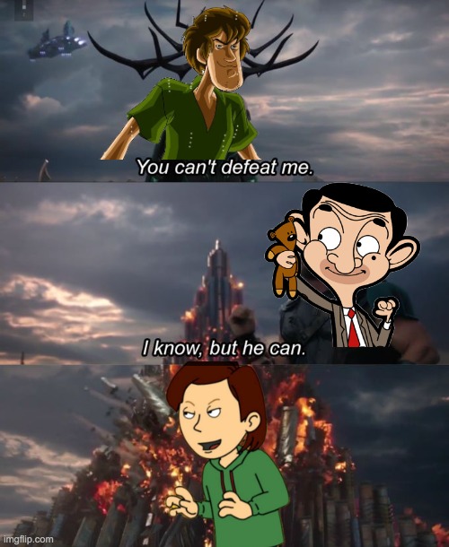 GoAnimate Boris with the power of grounding can probably defeat Mastered Ultra Instinct Shaggy | image tagged in you can't defeat me,shaggy,shaggy meme,ultra instinct shaggy,boris,goanimate | made w/ Imgflip meme maker