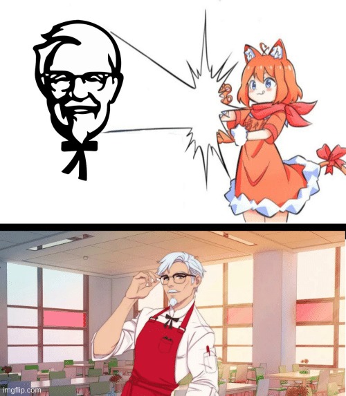 japan fried chicken | image tagged in kfc | made w/ Imgflip meme maker