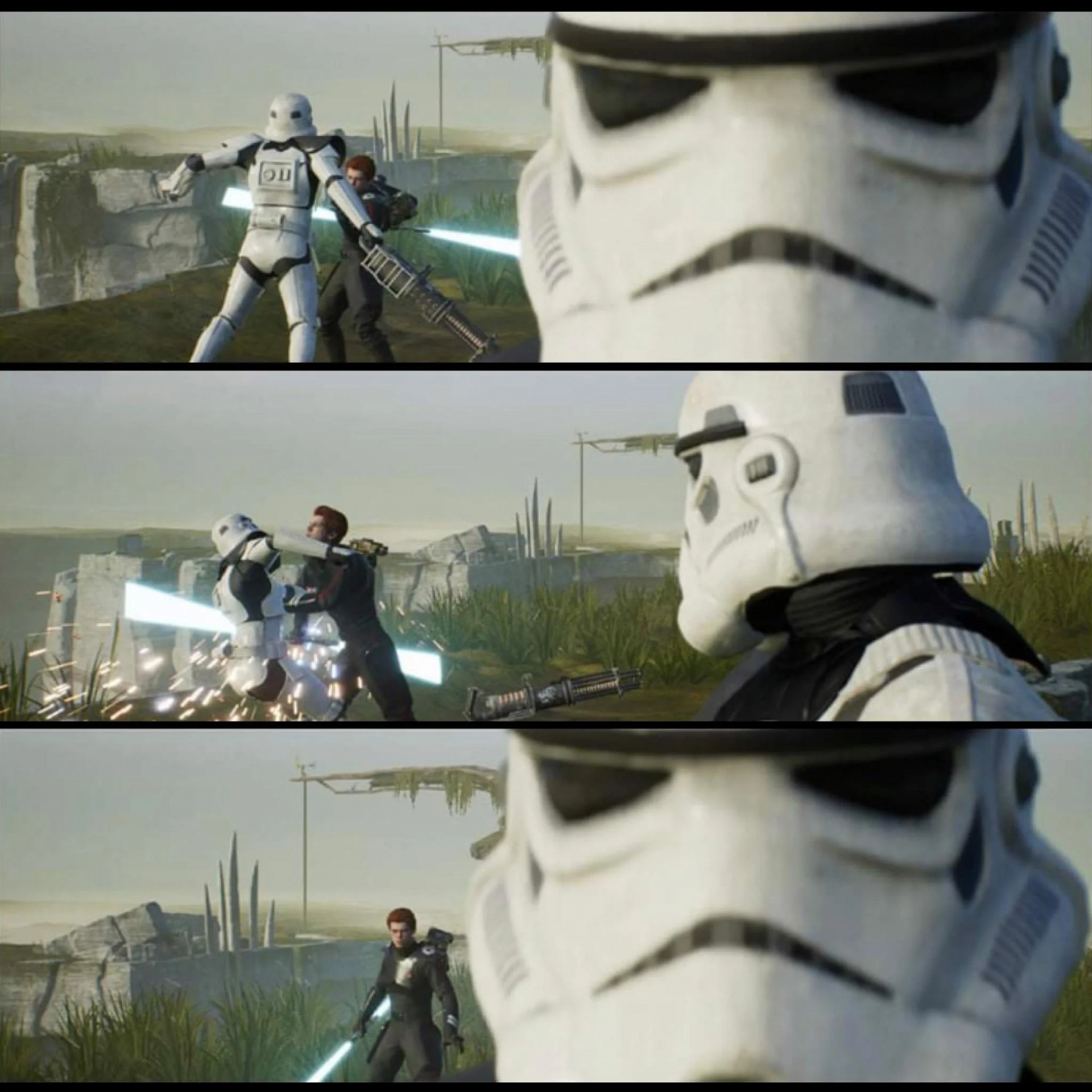 High Quality Stormtrooper Blank Meme Template