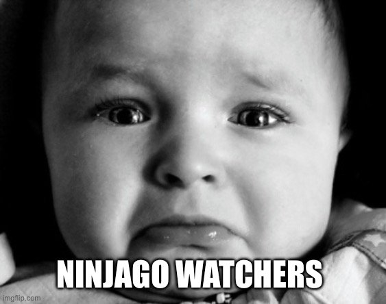 Sad Baby Meme | NINJAGO WATCHERS | image tagged in memes,sad baby | made w/ Imgflip meme maker