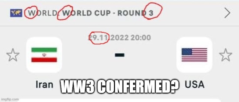 ww3 confermed? | WW3 CONFERMED? | image tagged in ww3,confermed | made w/ Imgflip meme maker