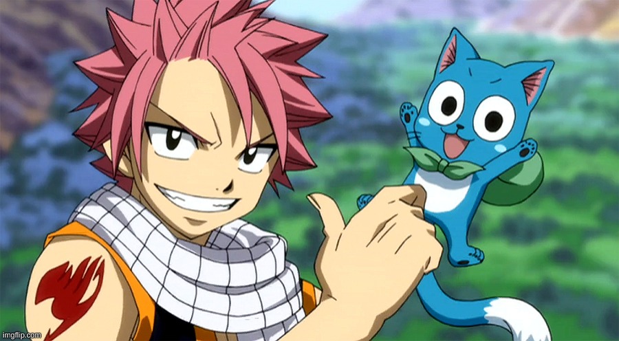 natsu ad happy | image tagged in natsu ad happy | made w/ Imgflip meme maker