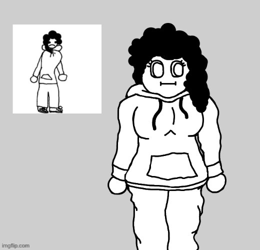 The drawing I made last night | made w/ Imgflip meme maker