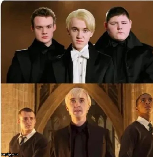 Puberty hit crabbe different | made w/ Imgflip meme maker