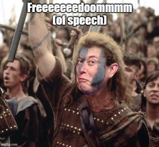 Funny truths | Freeeeeeedoommmm (of speech) | image tagged in twitter | made w/ Imgflip meme maker