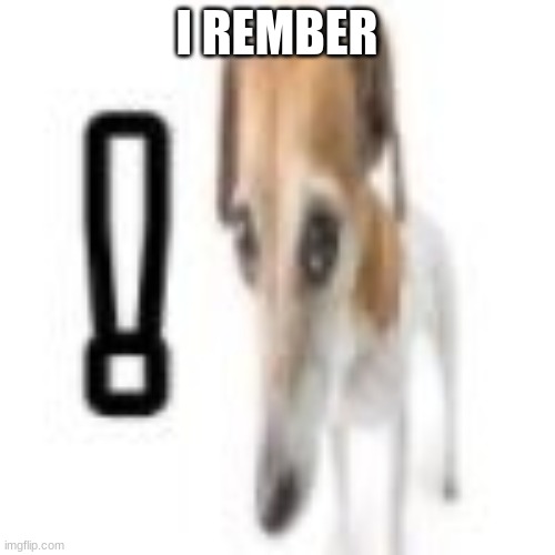 i rember | I REMBER | image tagged in i rember | made w/ Imgflip meme maker
