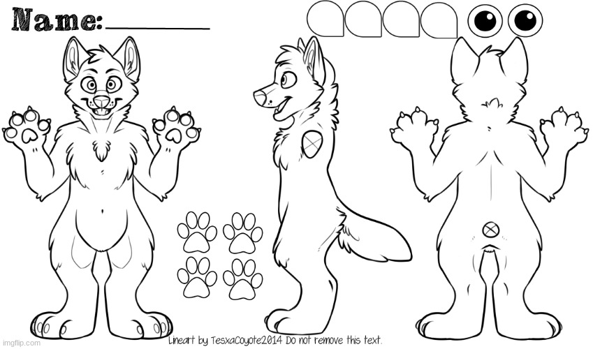 Is anybody good at coloring a ref sheet??? In return id follow you/upvote all latest memes!  | image tagged in furry,the furry fandom,ref sheet,fursona | made w/ Imgflip meme maker