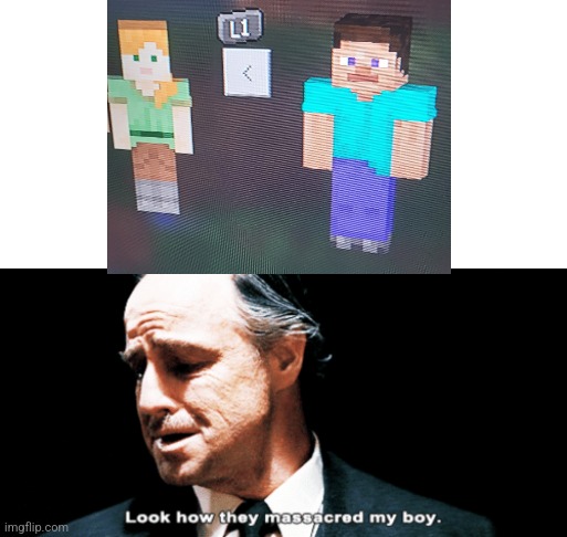 New minecraft update | image tagged in look how they massacred my boy,memes | made w/ Imgflip meme maker