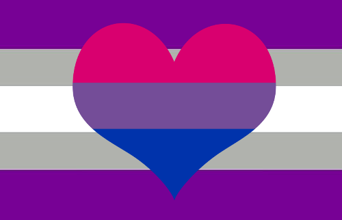 High Quality Biromantic Graysexual flag Blank Meme Template