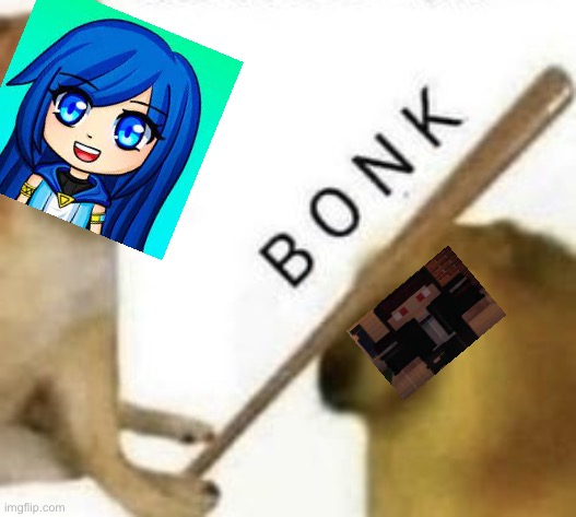 ItsFunneh Bonked Stupid Alec From Falec | image tagged in bonk | made w/ Imgflip meme maker