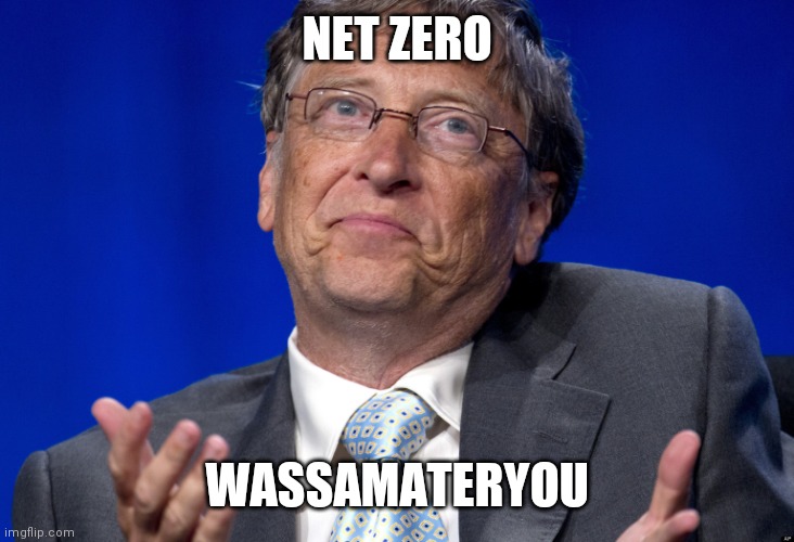 Bill Gates | NET ZERO WASSAMATERYOU | image tagged in bill gates | made w/ Imgflip meme maker