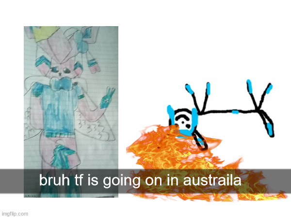 bruh tf is going on in austraila | made w/ Imgflip meme maker