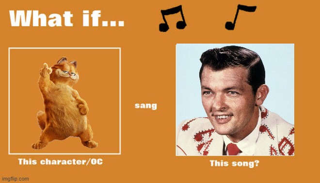 if garfield sung jingle bell rock by bobby helms | image tagged in what if this character - or oc sang this song,garfield,cats,christmas | made w/ Imgflip meme maker