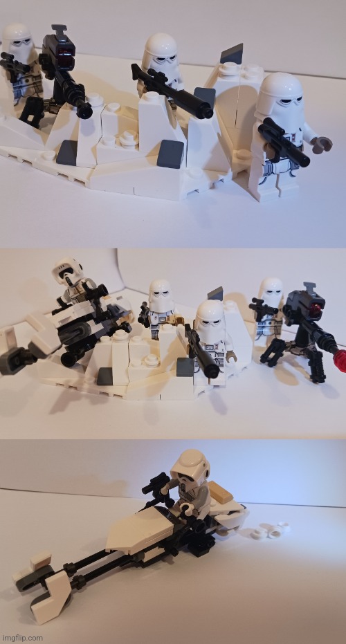 Took some cool shots of one of my Lego Star Wars sets | image tagged in lego,lego star wars,hoth,photos,cool | made w/ Imgflip meme maker