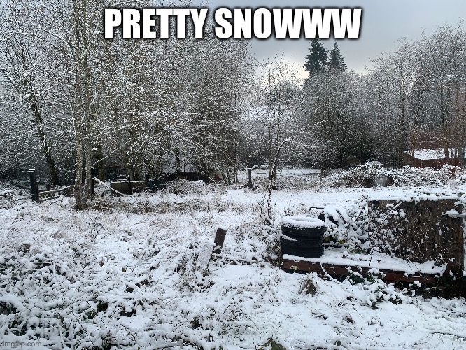 Prettyyyyyyy | PRETTY SNOWWW | made w/ Imgflip meme maker