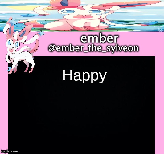 Hello | Happy | image tagged in ember | made w/ Imgflip meme maker