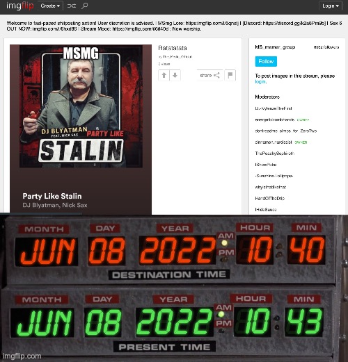 Yo the time machine works | made w/ Imgflip meme maker