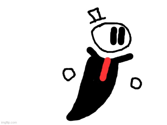 i drew mr void (this is what he'll look like in some of my comics) | image tagged in blank white template | made w/ Imgflip meme maker