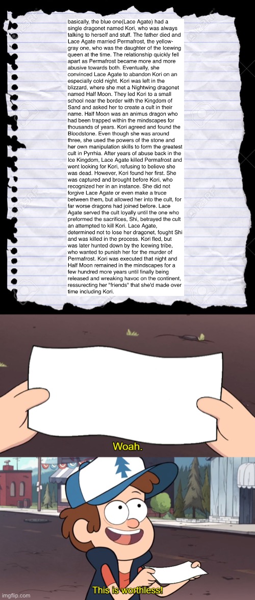 Worthless = literally longer than the entire FNAF lore | image tagged in blank paper,this is worthless,balls | made w/ Imgflip meme maker