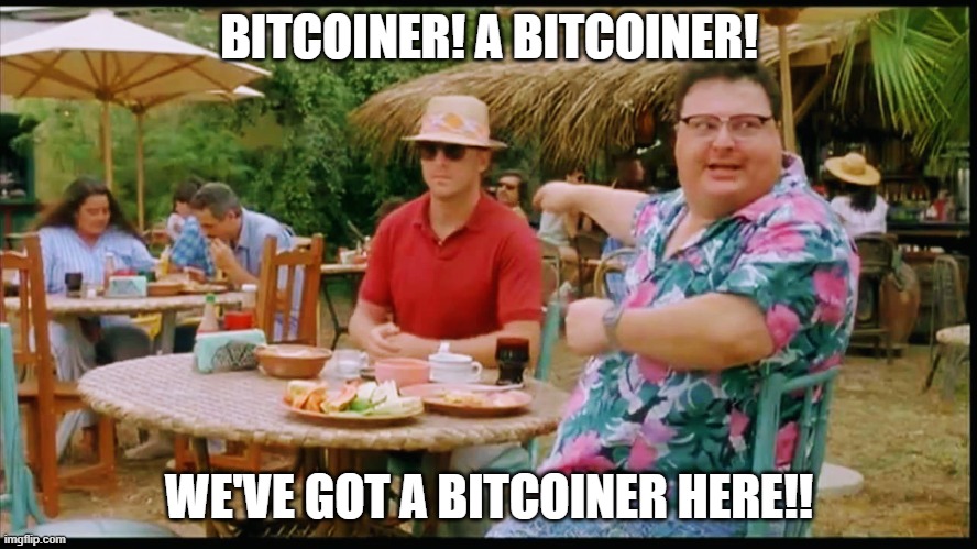 We've got Dodgson here! | BITCOINER! A BITCOINER! WE'VE GOT A BITCOINER HERE!! | image tagged in we've got dodgson here | made w/ Imgflip meme maker