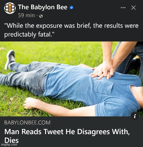 His Ghost Goes To Mastodon, Gets Ghostbusted | image tagged in tweets,disagree,the babylon bee,satire,funny | made w/ Imgflip meme maker
