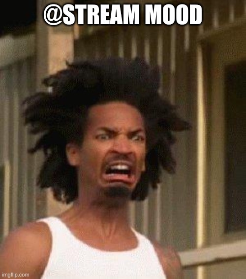 Disgusted Face | @STREAM MOOD | image tagged in disgusted face | made w/ Imgflip meme maker