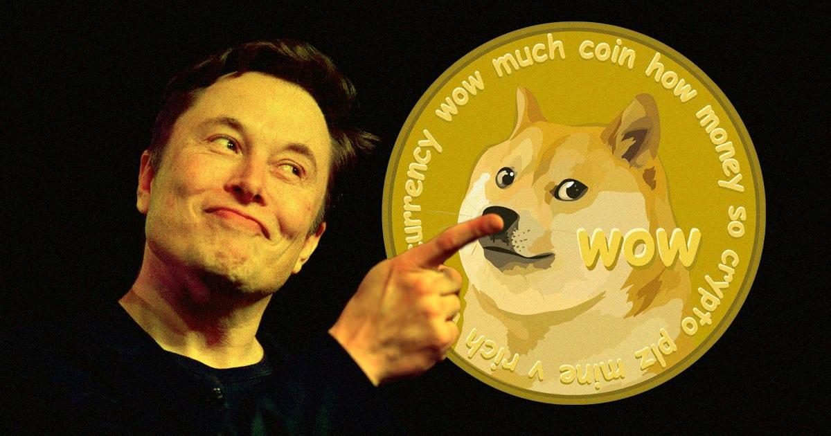 Elon Musk Dogecoin Blank Meme Template