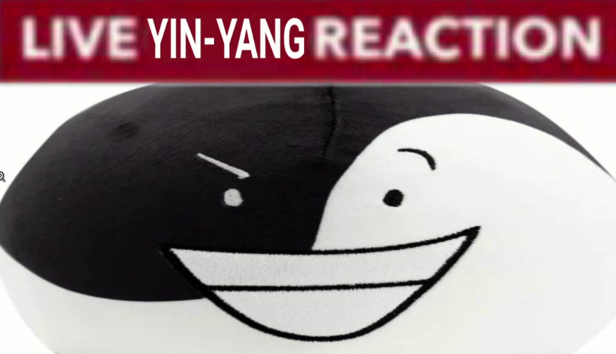 High Quality LIVE YIN-YANG REACTION Blank Meme Template