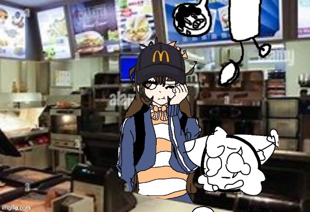 I have been scared by the McDonald's karen | image tagged in why are you reading this | made w/ Imgflip meme maker