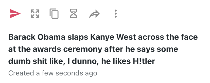 High Quality Barack Obama slaps Kanye West across the face at the awards cere Blank Meme Template