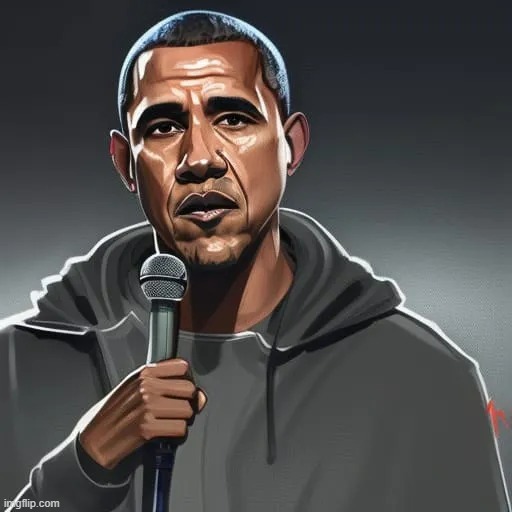 Barack Obama slaps Kanye West across the face at the awards cere | image tagged in barack obama slaps kanye west across the face at the awards cere | made w/ Imgflip meme maker
