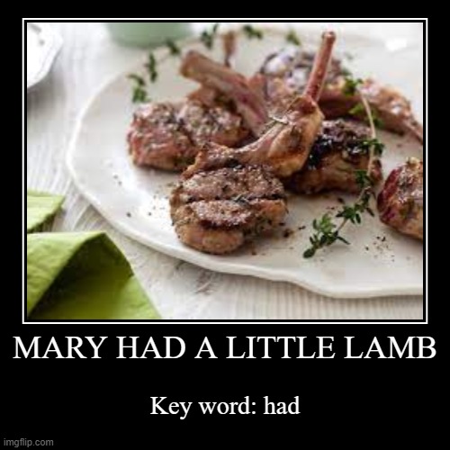 comment if lamb chops are great | image tagged in funny,demotivationals | made w/ Imgflip demotivational maker