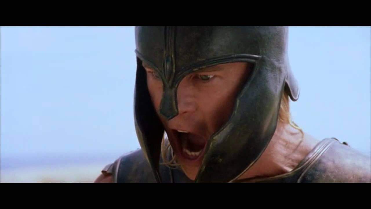 High Quality Troy Achilles Screaming Blank Meme Template