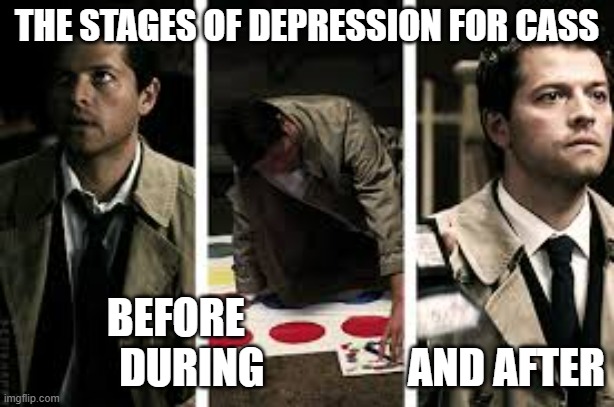 POOR CASS | THE STAGES OF DEPRESSION FOR CASS; BEFORE                                             DURING                 AND AFTER | made w/ Imgflip meme maker