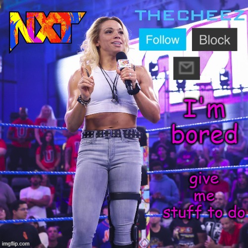I'm bored; give me stuff to do | image tagged in zoey stark template | made w/ Imgflip meme maker