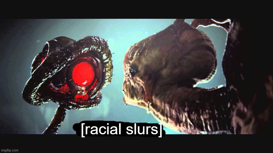 moniter racial slurs | [racial slurs] | made w/ Imgflip meme maker