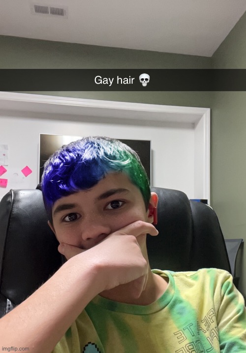 Gay hair | made w/ Imgflip meme maker